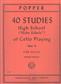 David Popper: 40 Studies - High School of Cello playing op 73: Cello Solo