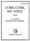 A. Whitehead: Come, Come My Voice: Gesang mit Klavier
