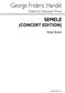 Georg Friedrich Händel: Semele (Abridged Edition)- Vocal Score: Gemischter Chor mit Begleitung