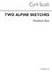 Cyril Scott: Two Alpine Sketches Op58 Piano Duet: Klavier Duett