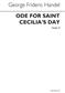 Georg Friedrich Händel: Ode For Saint Cecilia's Day: Violine Solo