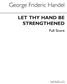 Donald Burrows: Let Thy Hand Be Strengthened (Ed. Burrows): Gemischter Chor mit Ensemble