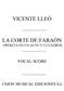 Vicente Lleó Balbastre: Vicente Lleó Balbastre: La Corte De Faraon: Gemischter Chor mit Begleitung