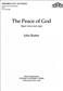 John Rutter: The Peace Of God: Frauenchor mit Begleitung