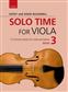 Kathy Blackwell: Solo Time for Viola Book 3: Viola Solo