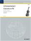 Igor Stravinsky: Concerto en ré - Concerto in D: Orchester mit Solo