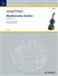 Bohuslav Martinu: Rhythmische Etuden: Violine mit Begleitung
